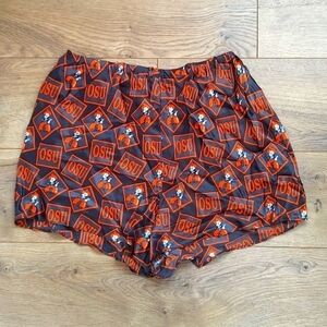 Vintage Merge Silk Oklahoma State University women boxers/panties L NWT